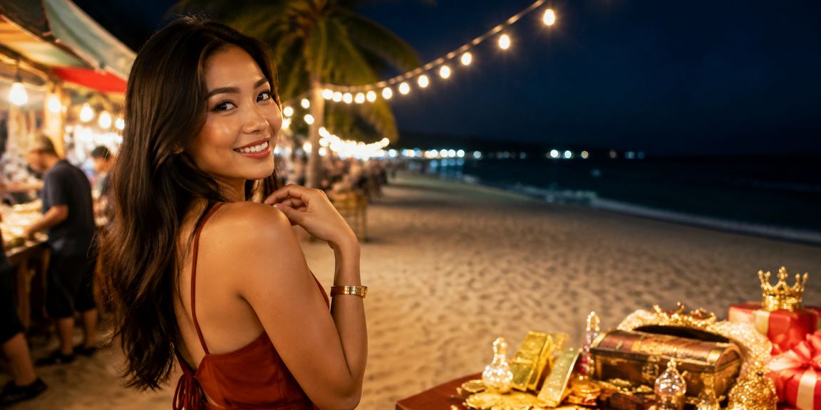 Permainan kasino hiburan gaya Malaysia dengan atmosfera mewah dan pencahayaan elegan